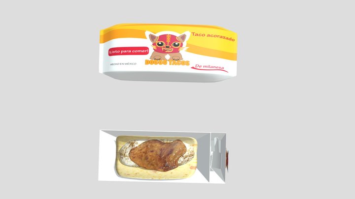 Doggo Taco 3D Model