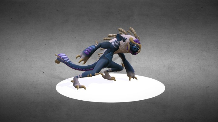 B2D1_Kriznic_Alex_ CharaAdvAnim_StyledPose 3D Model