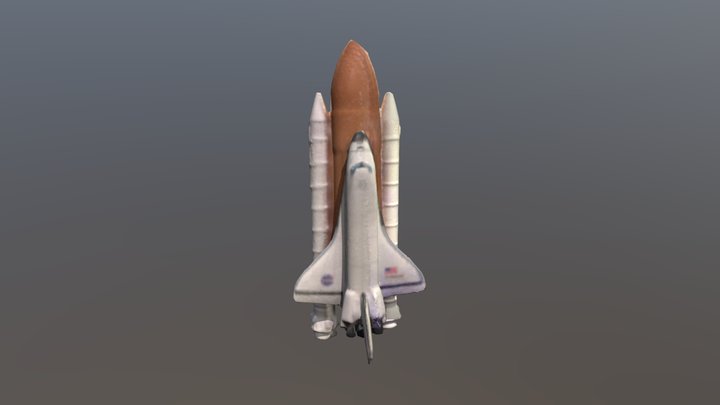 Space Shuttle With Boosters – Modelo 3D gratuito STL