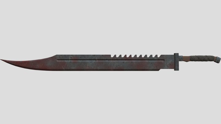 Pyramid Head's Sword 3D Model
