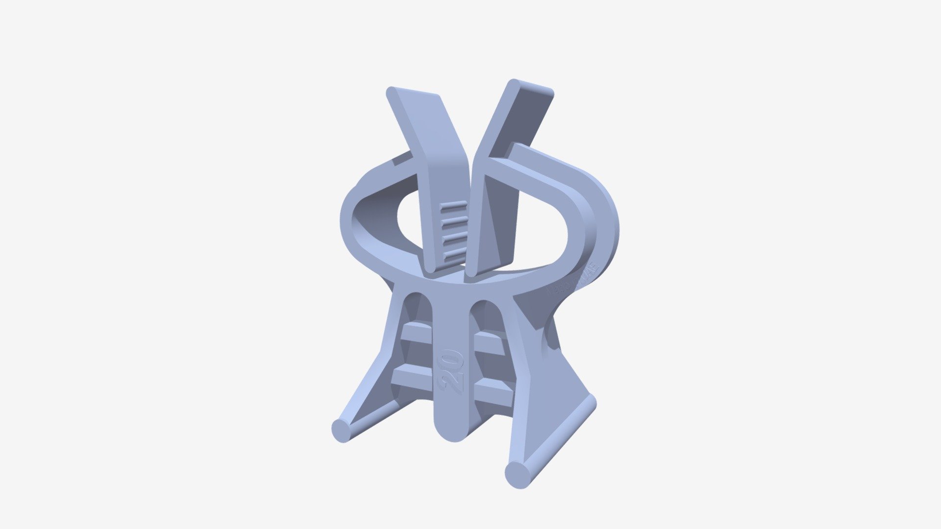 20mm Clip Spacer — Sketchfab embed 3D viewer