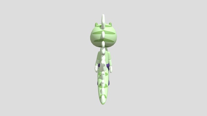 Dandy's world oc || Daisy the dinosaur 3D Model