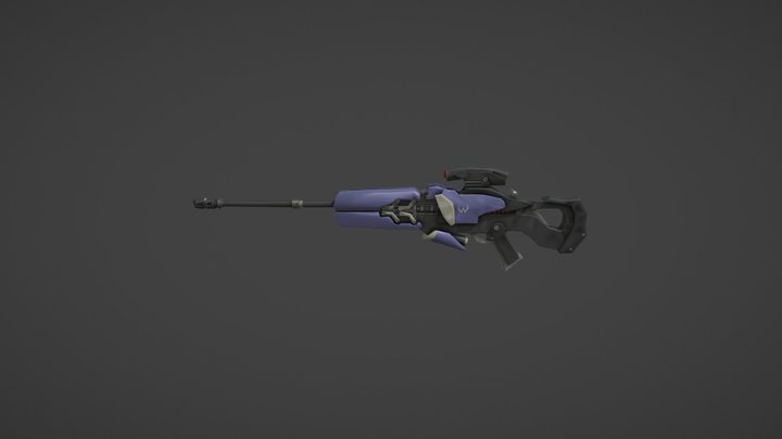 Widowmaker Rifle 3D Model