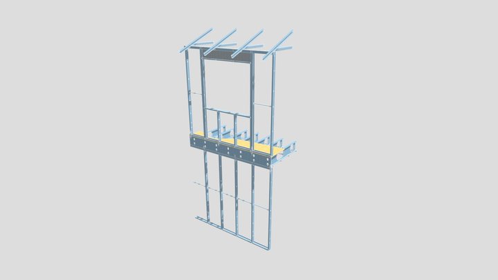 UPPER STOREY LINTEL DETAIL 3D Model
