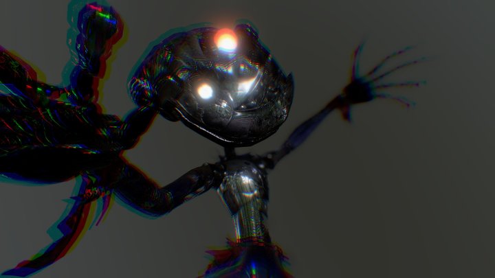 FNAF: Security Breach  Moon Man Switch - Download Free 3D model