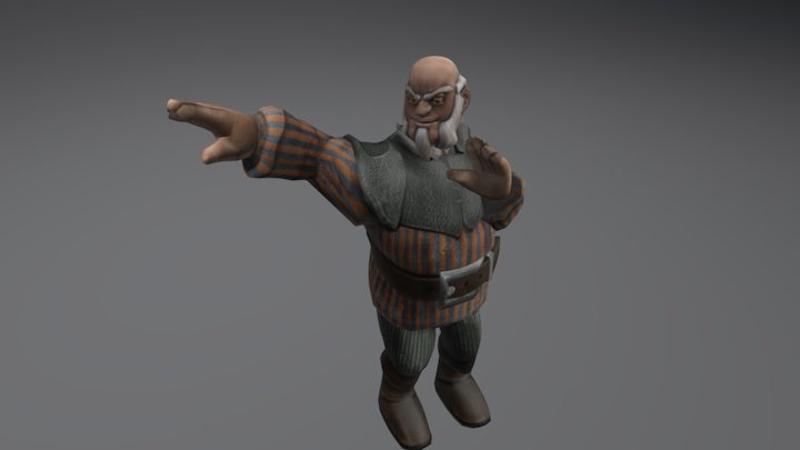 自由動作 3D Model