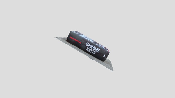kniha 3D Model