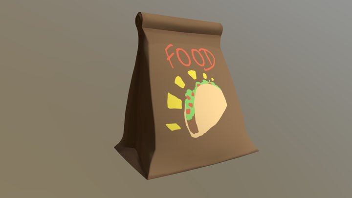Food bag 3D Model