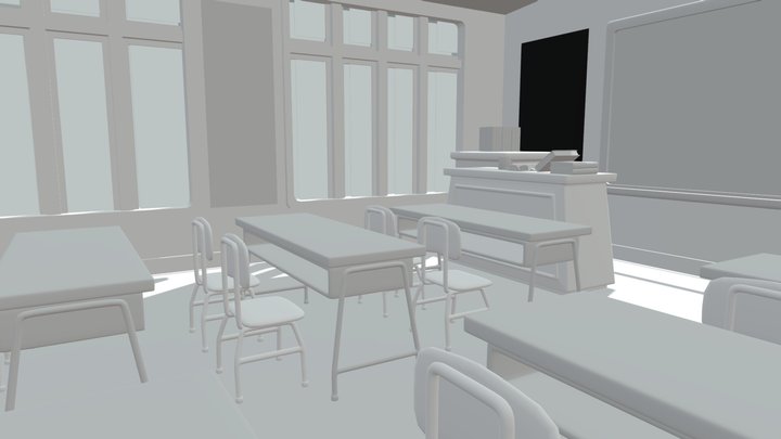 Escuela 3D Model