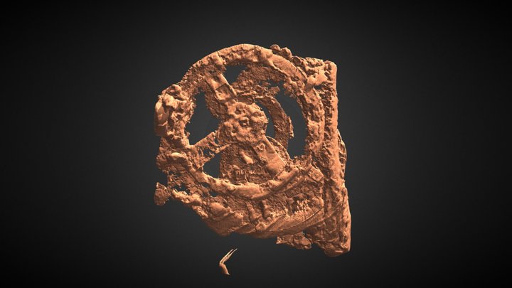 Antikythera Mechanism Main Fragment (CT) 3D Model