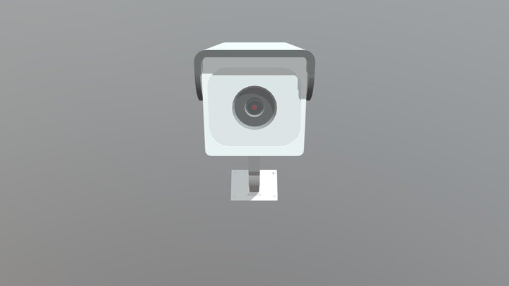 Mid Poly Security Cam 3D Model