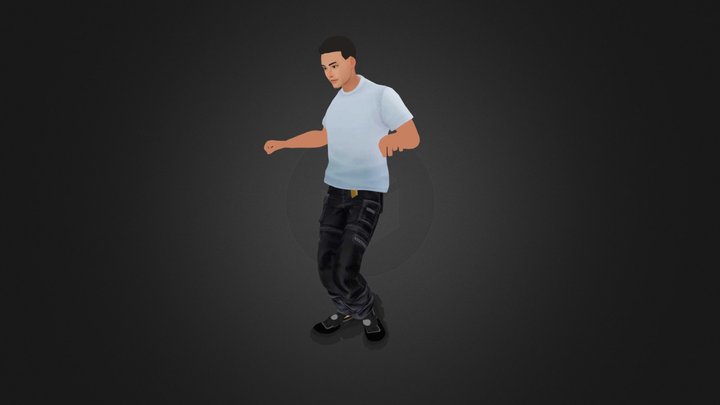 Walking 3D Model