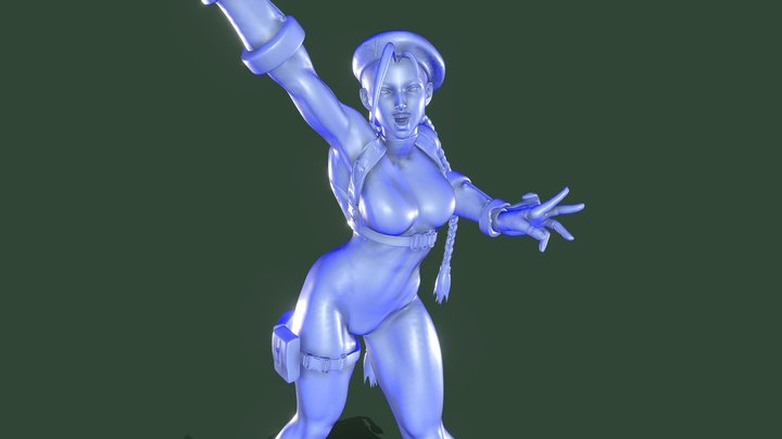 Cammy White: Happy mood 3D Model