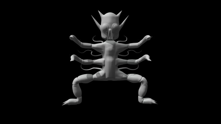 Zed Crawler (Draft 1) 3D Model
