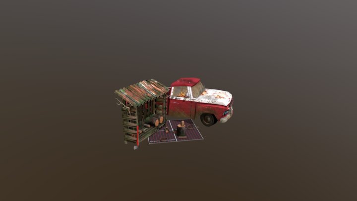 DAE_1GGP02E_JulesJoris_5Props 3D Model