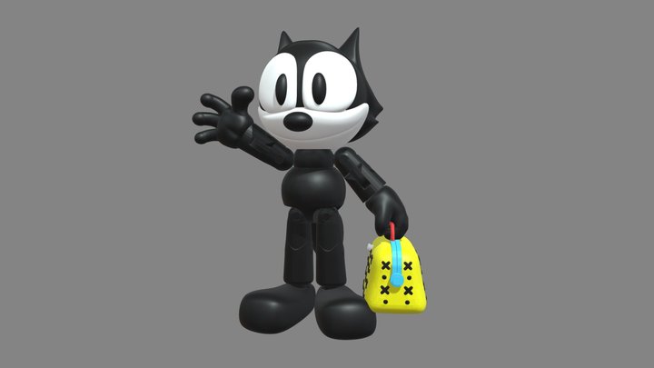 Felix the Cat 3D Model