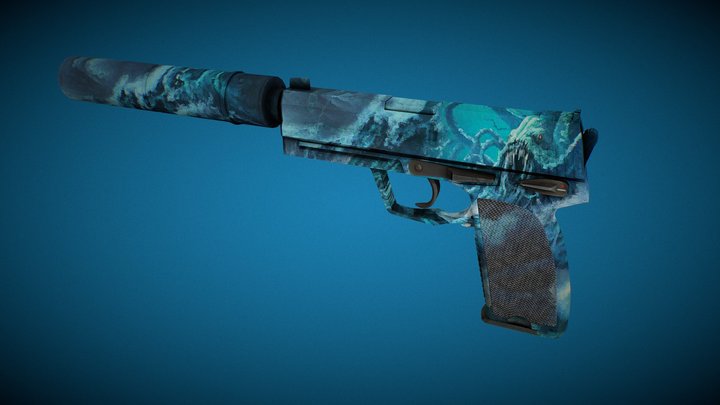 USP-S / THE ELDRITCH COLLECTION / CS:GO 3D Model