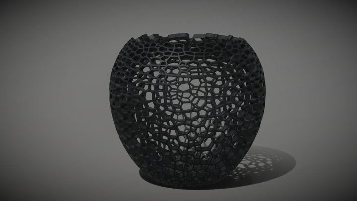 Coralline Deco Vessel 3D Model