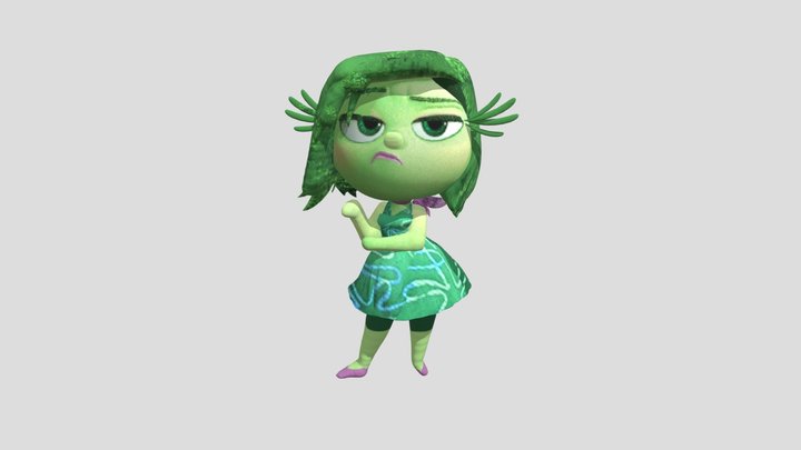 Desagrado de intensamente, inside out 3D Model