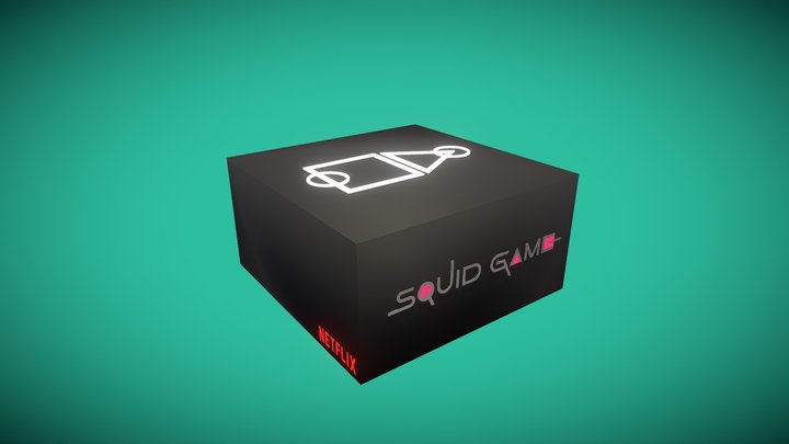 Squid Game [ Go Inside the Cube ! ] 3D Model