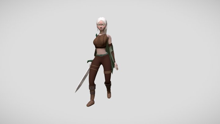Medieval Character - Personaje Medieval 3D Model
