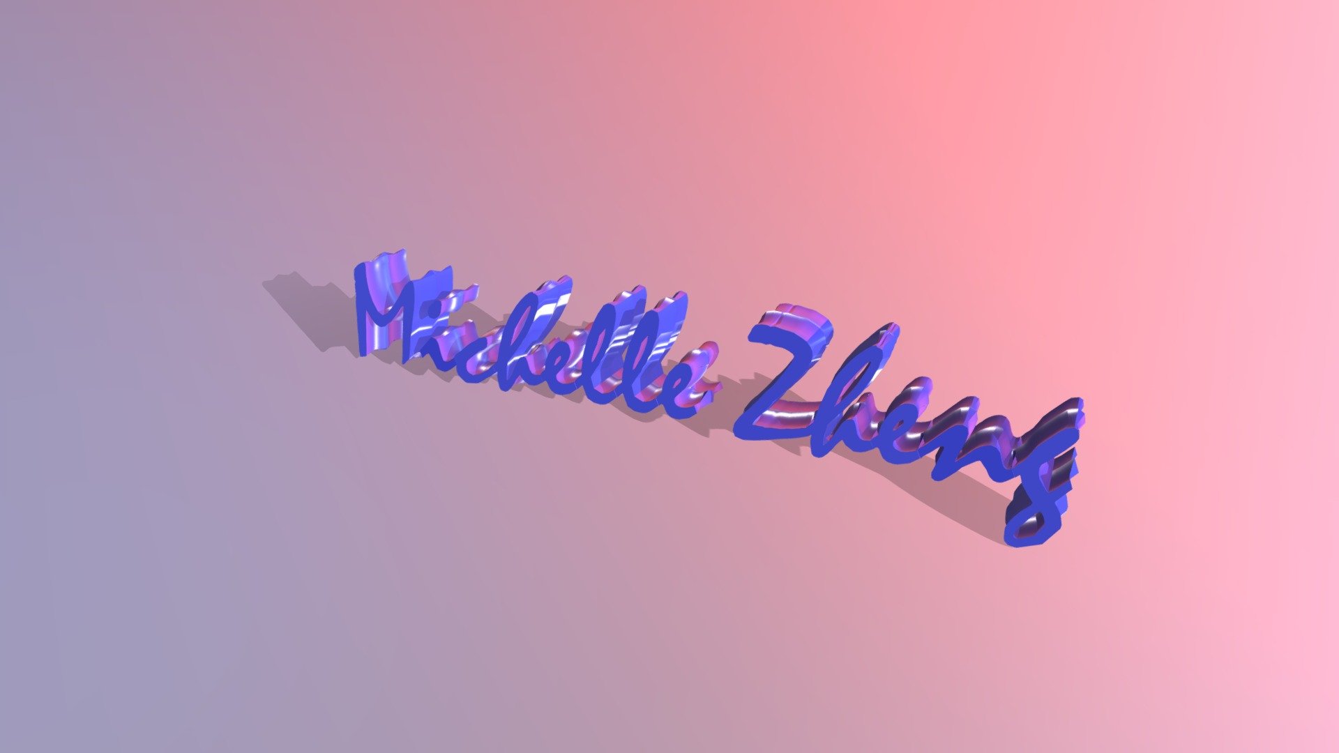 3D signature 3D model by zheng625 [d7fab57] Sketchfab