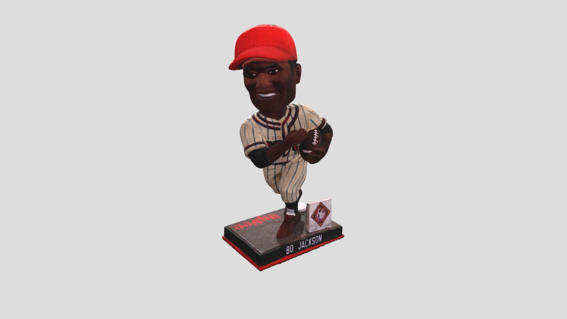Bo Jackson Bobblehead Download Free 3D model by BlueWallDesign