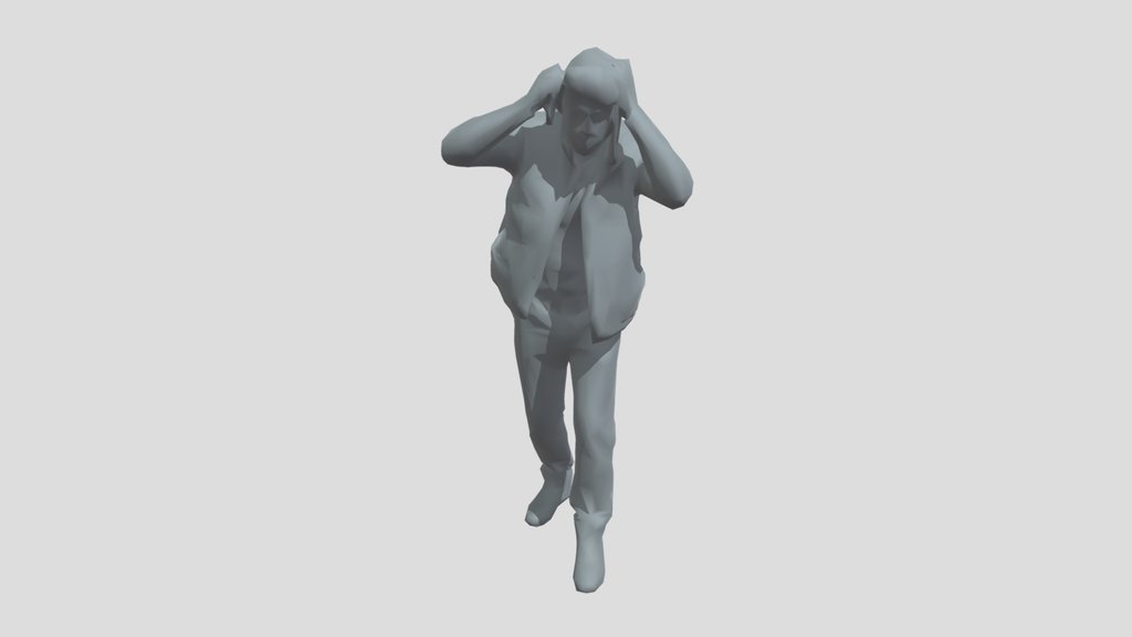 Lowpoly Male Standing