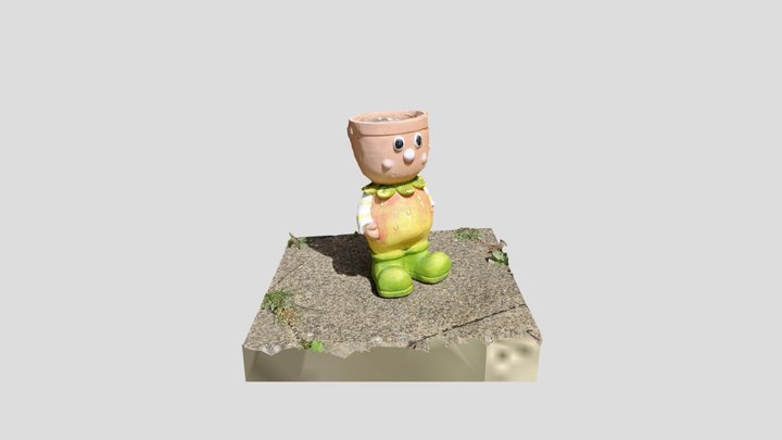 Plant pot man 3D Model