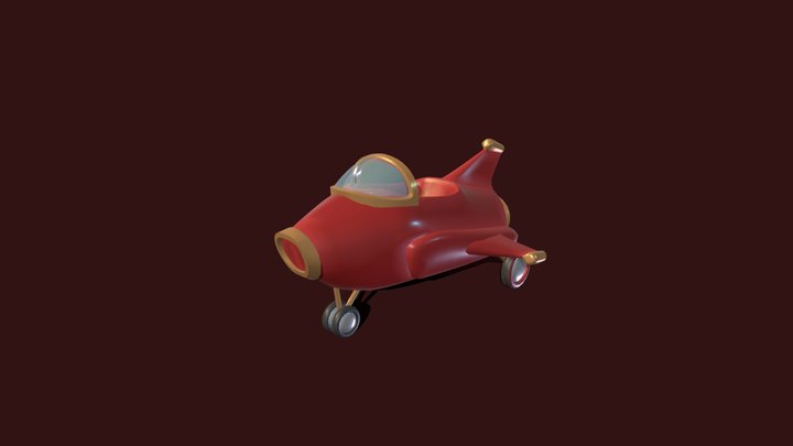 Vehicle - Rocket Car 3D Model