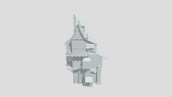 House 3D Model <Concept - Alexey Serebryakov> 3D Model