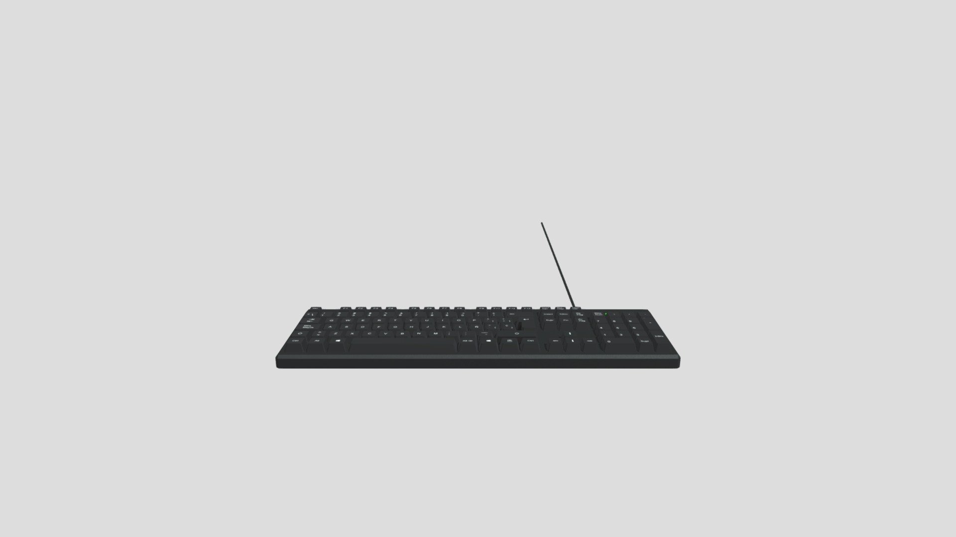PC Keyboard Download Free 3D model by Blankury [d7fdc08] Sketchfab