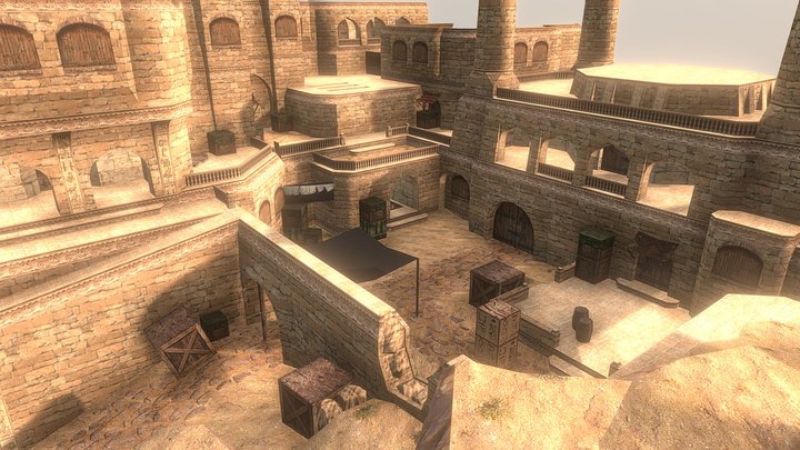 De_Dust2_2020 – Modello 3D gratuito STL