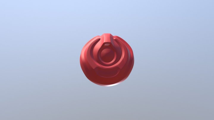 Robo-orb Retopology 3D Model