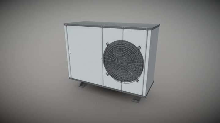 Buitenunit warmtepomp 3D Model