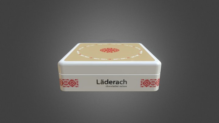 Laederach Verpackungsdesign Dose 3D Model