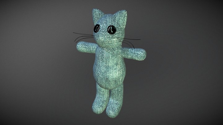 Cat Doll 3D Model