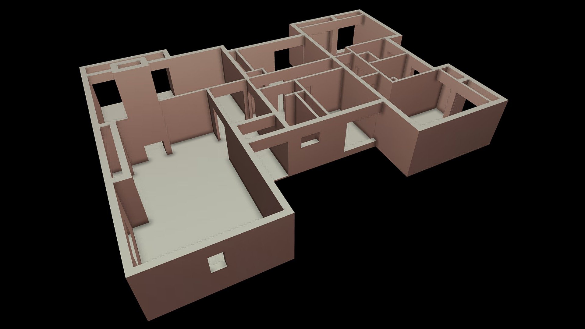Home Development 1 - Bare Floor Plan