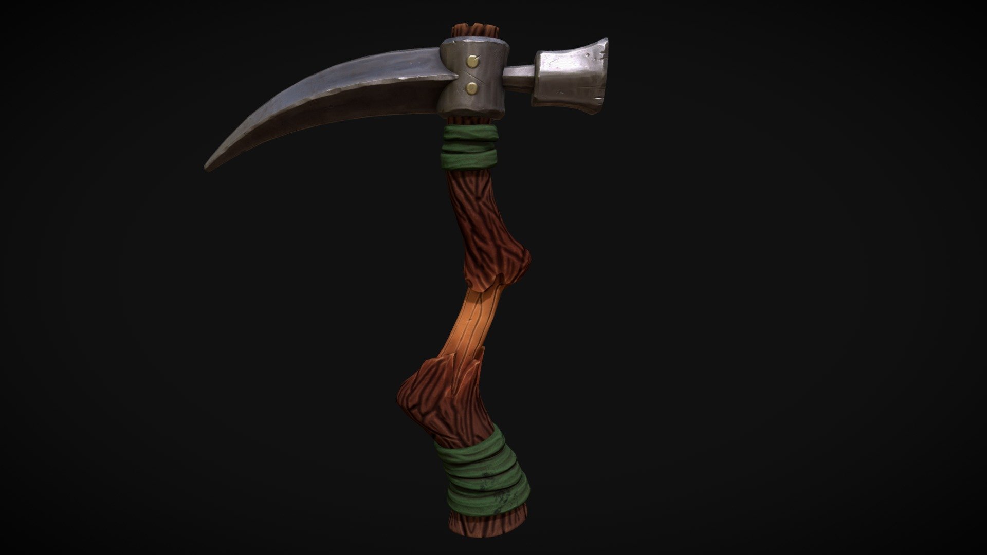 Dwarven Pickaxe 3d Model By Cgpine D80368d Sketchfab 