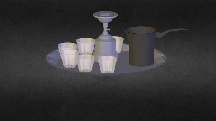 פקל קפה 3D Model