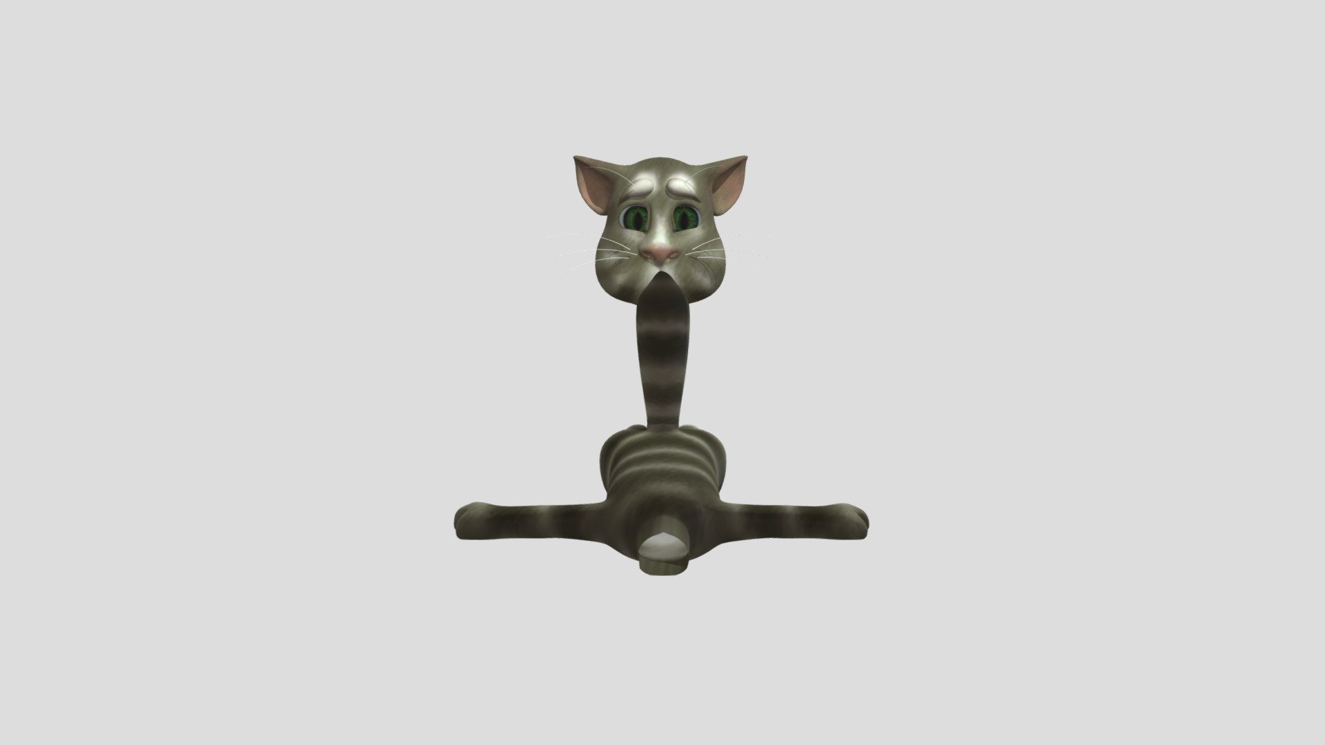 Cat_cartoon_talking_tom - Download Free 3D model by edinelhatorres001 ...