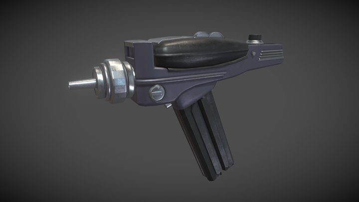 Star Trek Phaser Type2 Fan Art 3D Model