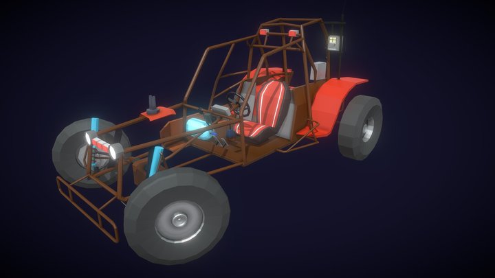 half life buggy 3D Model