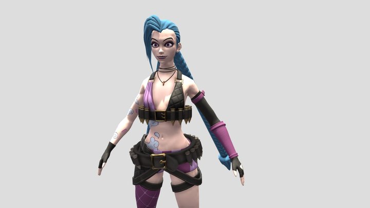 Jinx 3D Model