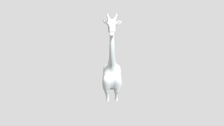 Giraffe Model WIP 3D Model