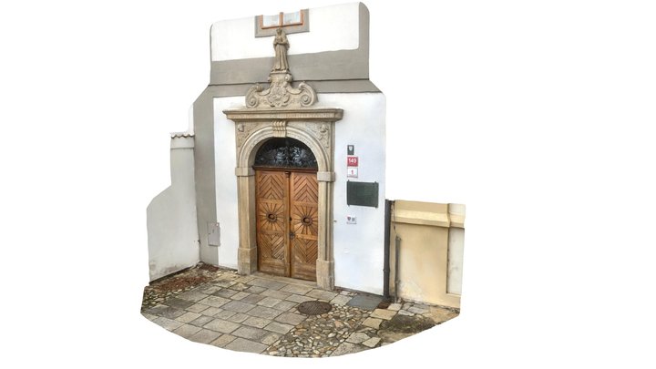 Sancta Maria Church Entrance 3D Model