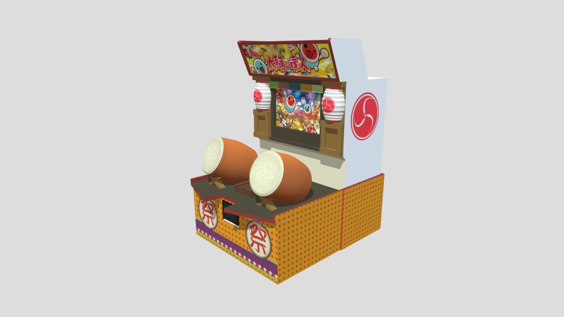 Taiko no Tatsu - 3D model by AvocadoSauce [d8075d7] - Sketchfab