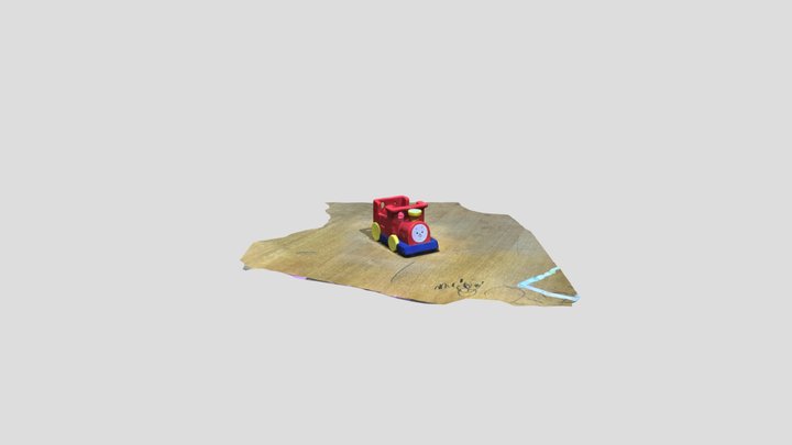 Toy Train 3D Model