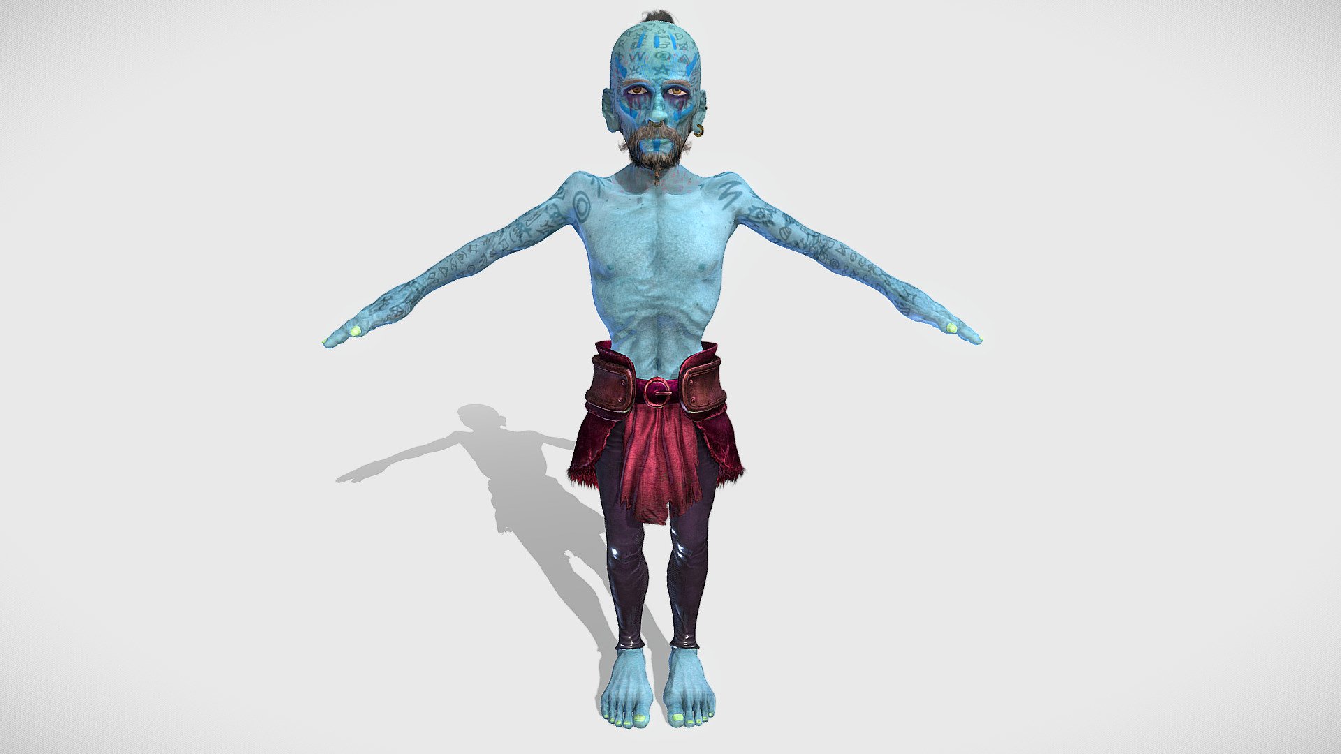 Genie - Djin - Character Rigged & Blendshapes - Buy Royalty Free 3D ...