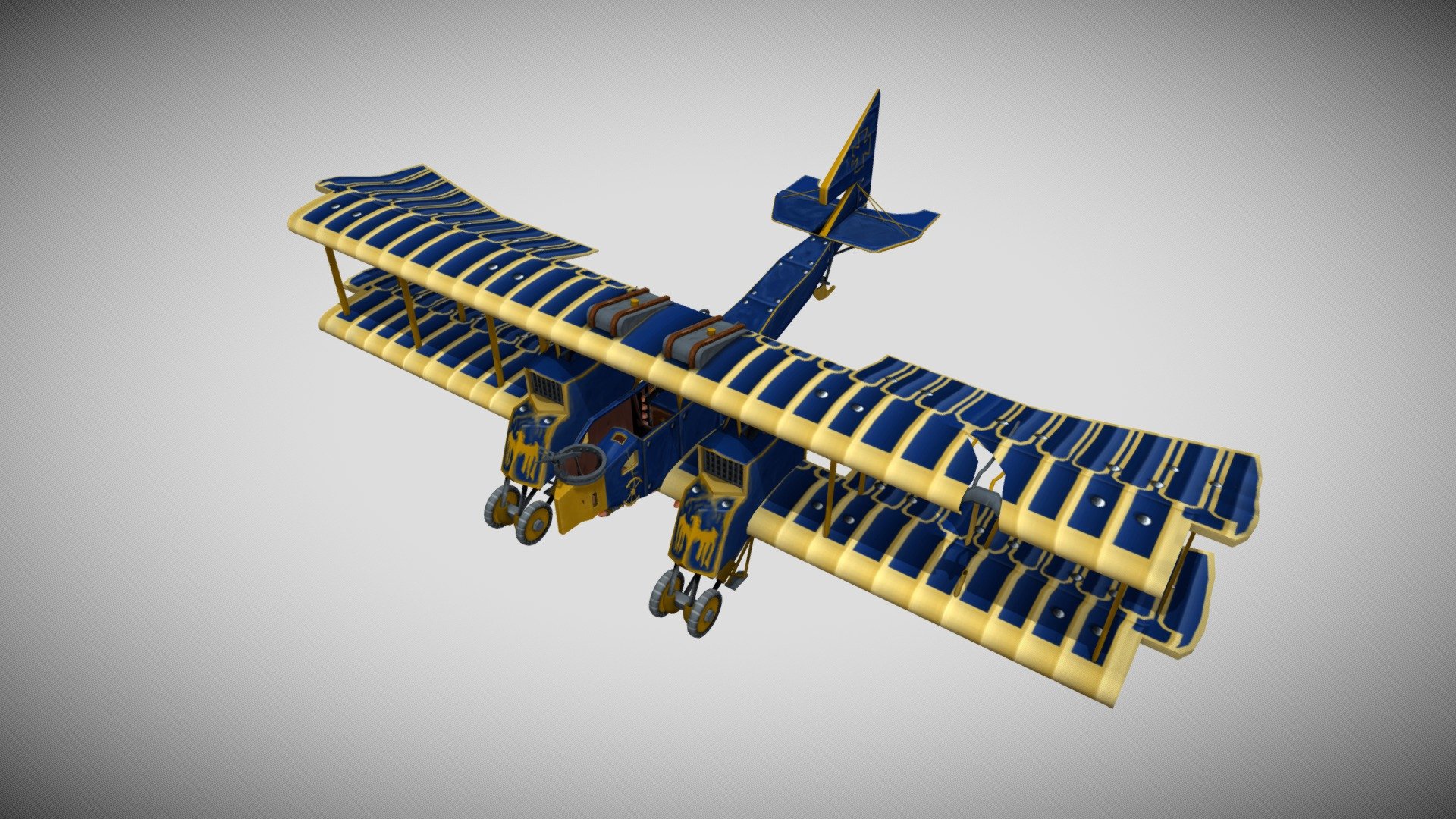 Serbest Abdullah Game Art Plane - Download Free 3d Model By Abdullah 